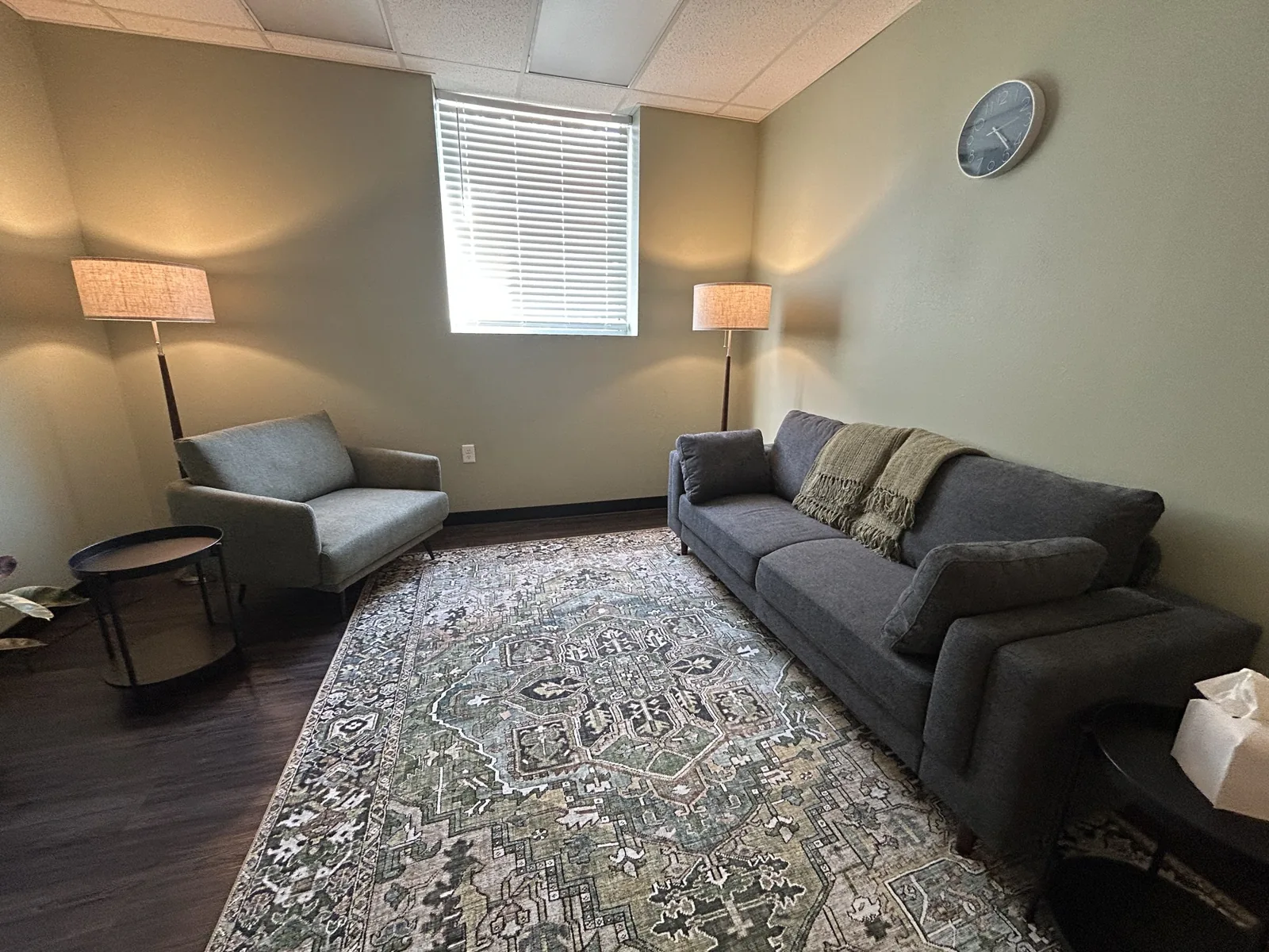 Authentic Allis office interior; rooms vary